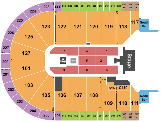 Acrisure Arena Mana Seating Chart